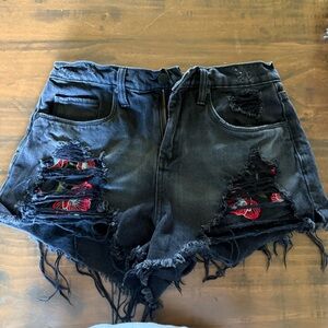Blank NYC Black Denim Shorts